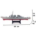 thumbnail image 2 of Guided Missile Destroyer Ship Model Static Toys with Display Stand Warship Model DIY Educational Toys Hobbies Children Gift, 2 of 6