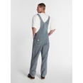 thumbnail image 2 of Kacey Lee Men's Loose Fit Striped Bib Denim Overalls, Sizes S-2XL, 2 of 4