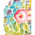 thumbnail image 3 of Minasian, Julia 12x14 Black Modern Framed Museum Art Print Titled - Flower Delight II, 3 of 5
