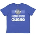 thumbnail image 3 of Inktastic Colorado Springs Colorado Mountains Youth T-Shirt, 3 of 5