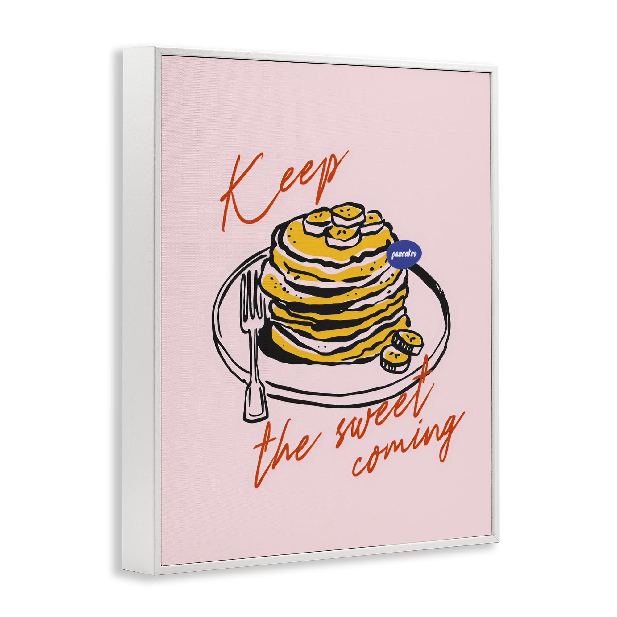 Stupell Industries Keep The Sweet Coming White Framed Giclee Art, design by The Prints Vibe