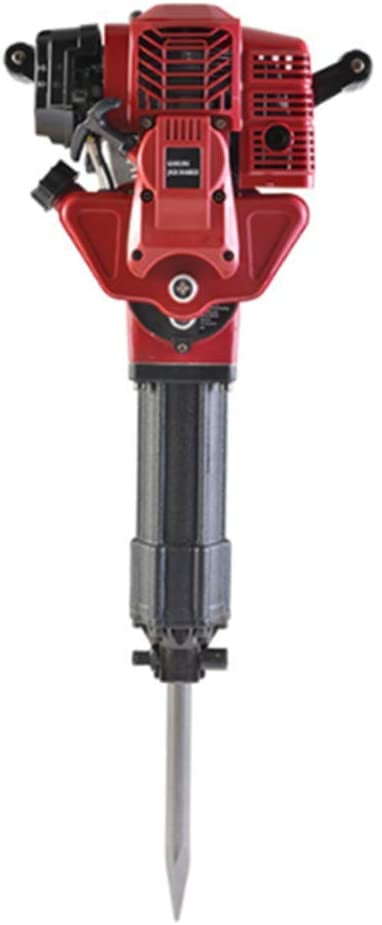 Jack Hammer Electric GAS Powered Gasoline Piling Single Cylinder Air COOLIN Demolition Jack Hammer Concrete Breaker Drill with 2 Chisels Jackhammers