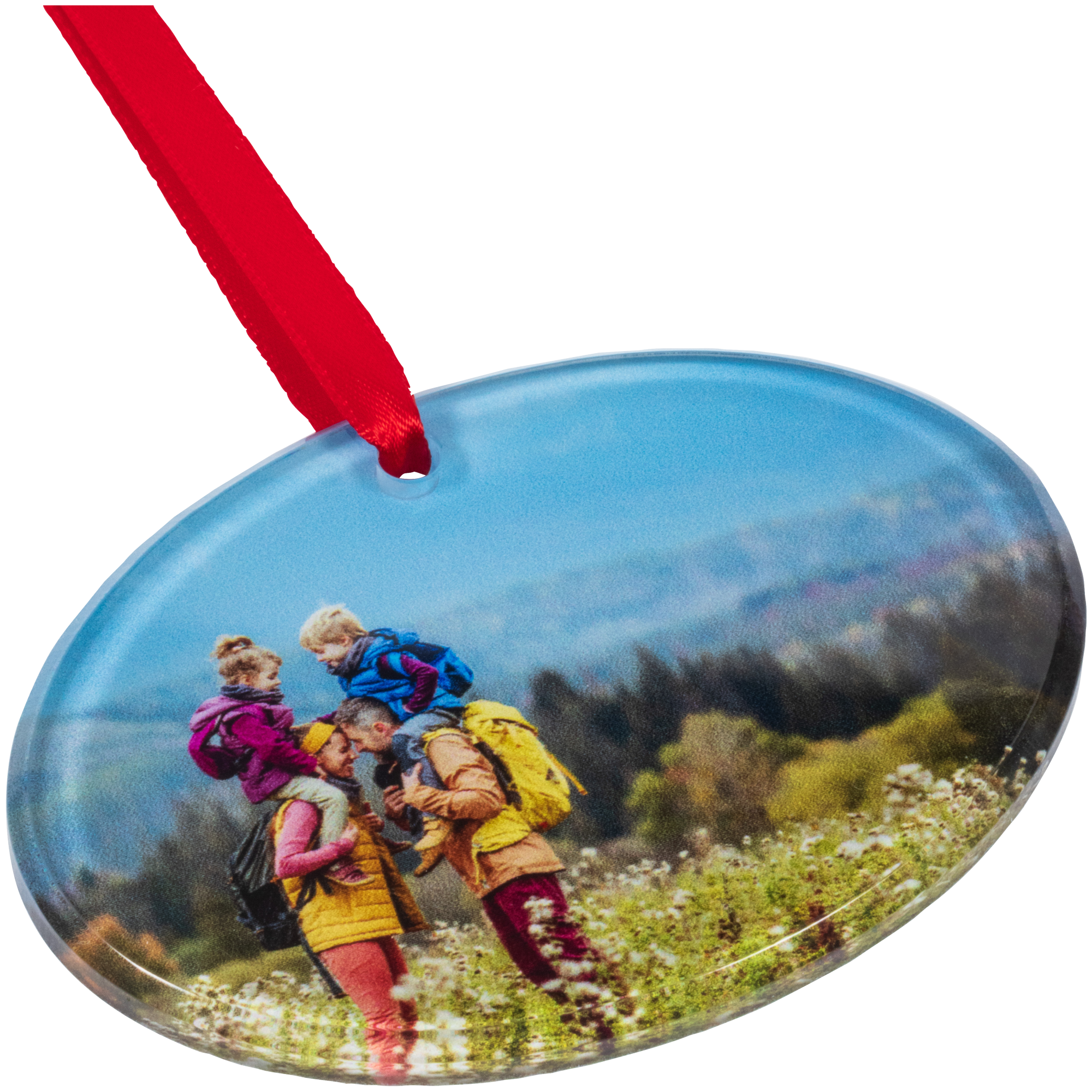 Oval Acrylic Ornament