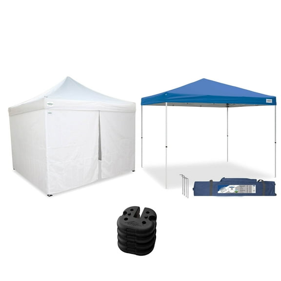 Caravan Canopy V-Series Sidewalls & Instant Canopy Kit w/4 Weight Plates