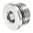 thumbnail image 3 of Tapa de ajuste de cabeza hexagonal interna Uxcell, tapón de socket de acero con rosca macho y anillo de sellado 7/8-14UNF 1, 3 of 5
