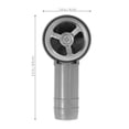 thumbnail image 2 of FONDOTIN 1 Set Sink Overflow Cap Overflow Pipe Grey ABS For Dishwasher, 2 of 8