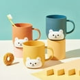 thumbnail image 4 of CHOK Plastic Cups   Unbreakable Coffee Mug Plastic with Handle  Reusable Plastic Mug Dishwasher Safe 1pcs, 4 of 6