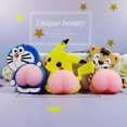 thumbnail image 2 of (3 Pieces) Pop Squeeze Butt Keychains Cartoon Stress Relief Gadgets Kawaii Corgi Soft Butt Silicone Ventilation Toys Adult Stress Relief Toys, 2 of 5