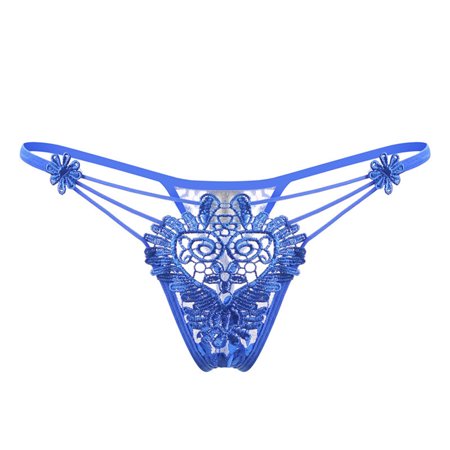 

Panties for Women Women Sexy Transparent Low Waist Thong Embroidered Summer Stretch Breathable T Pant Panties Lace Simple Long Sleeve Shirts for Women Dark Blue