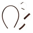thumbnail image 2 of Unique Bargains 1 Pc Classic Elegant Fabric Fine Hairband for Women for Girls 5.31"x4.53" Brown, 2 of 4