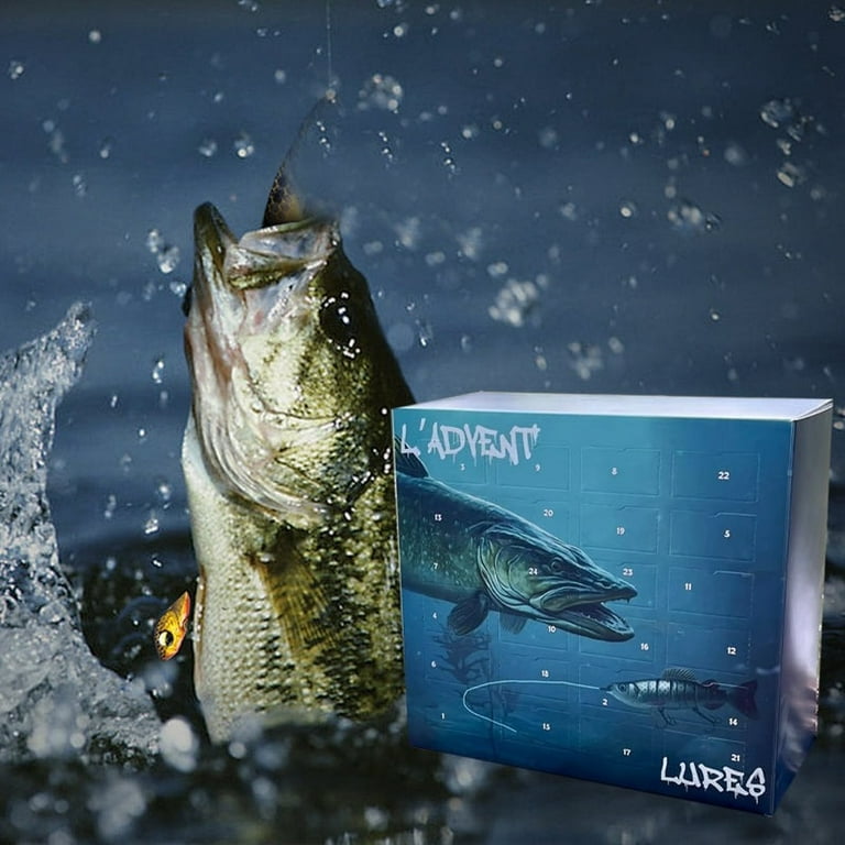 New L'Advent'Lures 2025 Christmas Fishing Blind Box Advent Fishing