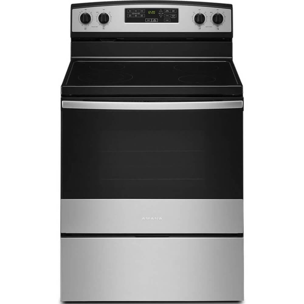 Amana AER6603SMS 4.8 Cu. Ft. Freestanding Stainless Steel Electric Range