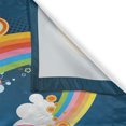 thumbnail image 3 of Ambesonne Vintage Rainbow Kitchen Curtains, Funky Hearts, 55"x39", Multicolor, 3 of 3