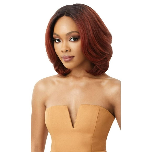 Outre Neesha Soft & Natural Synthetic Swiss Lace Front Wig NEESHA 206 (1B)