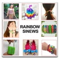 thumbnail image 2 of Rubber Bands,Loom Bands Rubber Bands DIY Rubber Band Refill Loom Set World-Class Design, 2 of 9
