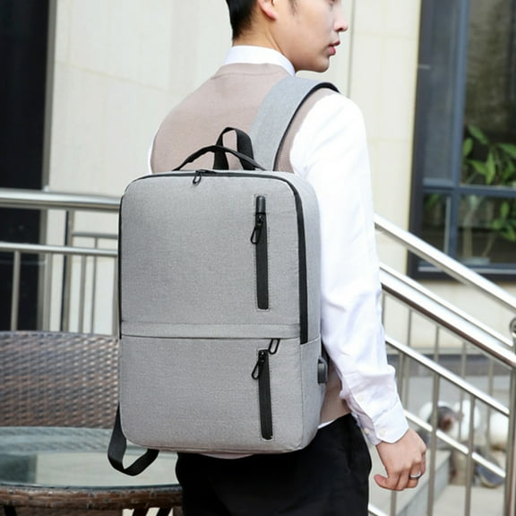 VOAVEKE Backpacks For School,School Supplies, Travel Laptop Backpack, Business Slim Laptops Backpack With USB Charging Port, Water Bag Gifts For Men & Women