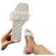 thumbnail image 5 of Amzcrzy Zapatos de mujer,Zapatos de mujer,Zapatillas de mujer, Zapatillas planas informales con decoración de perlas de moda de verano para mujer Sandalias Mujer Zapatillas De Casa, 5 of 5