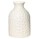 thumbnail image 1 of Jarrón pequeño de cerámica, florero creativo de escritorio, botella de aromaterapia sencilla y artesanal para decoración del hogar y la oficina (blanco), 1 of 7
