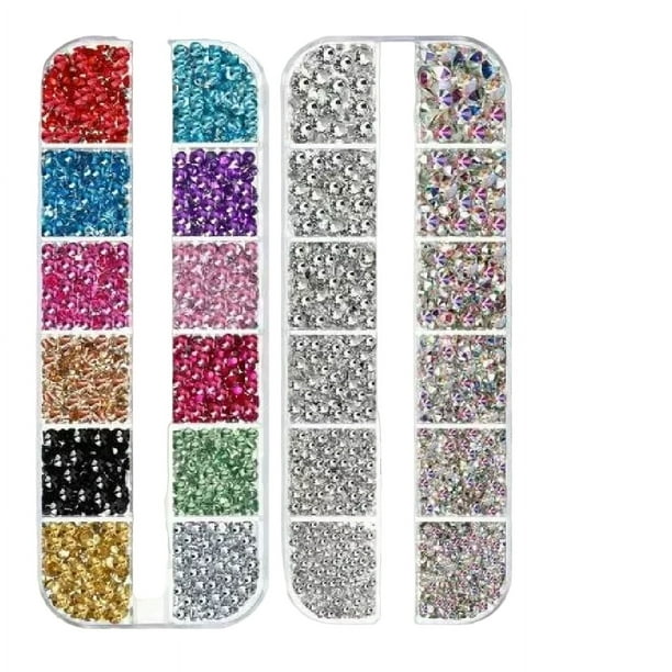 Decoracion De Uñas Piedritas Decorativas Strass Kit 4488 pcs Malubero Decoracion de uñas