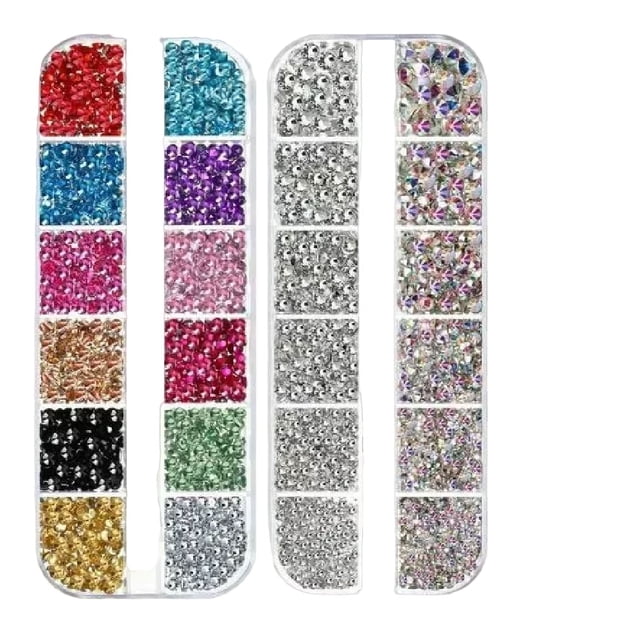Decoracion De Uñas Piedritas Decorativas Strass Kit 4488 pcs Lab.G Decoracion para Uñas