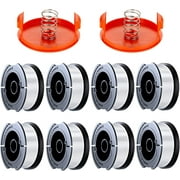 BLACK+DECKER 30ft 0.065" AF-100 Autofeed String Trimmer Replacement Spool, 10 Piece Pack