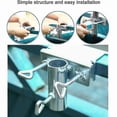thumbnail image 4 of Umbrella stand, Parasol holder Balcony railing, Balcony umbrella stand 1pc-silver, 4 of 5