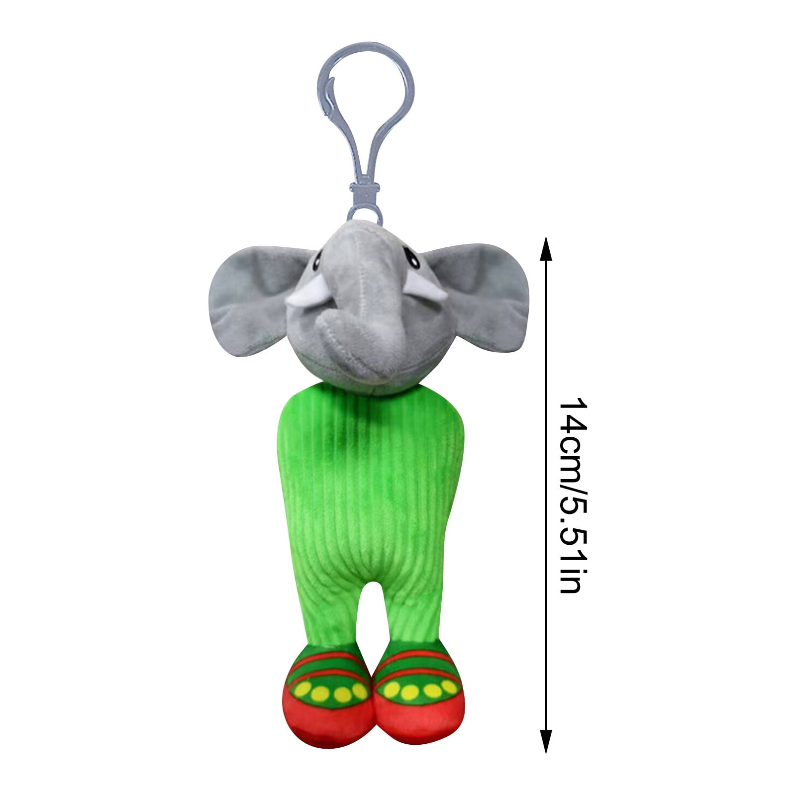Italian Brainrot Elephant Keychain, Tralalero Tralala Elephant