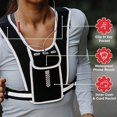thumbnail image 2 of Sac de Poitrine de Sport Extérieur Réfléchissant Mains Libres Sac à Dos de Course Gilet Sac à Dos Réglable Sac de Cyclisme Ultraléger camping Randonnée Cyclisme Alpinisme, 2 of 8