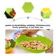 thumbnail image 4 of EeaseMX 12 bandejas de fruta con forma de hoja para servir comida en casa y almacenar (verde), 4 of 7