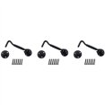 thumbnail image 1 of Cerraduras para Puertas de Granero NQ Acero Inoxidable 4 Pulgadas 3 Gancho 6 Ojo 18 Tornillos, 1 of 5
