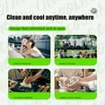 thumbnail image 4 of Cooling Wipes - Travel Size Sweat Absorption Towels, Refreshing Sheets | Body Wipes for Athletes, Running, Cycling, Camping, Fitness Enthusiasts, Outdoor Activities, Workout Skincare, Heat Relief, 4 of 17