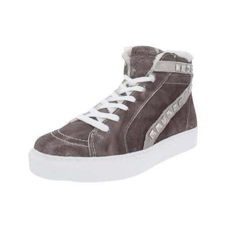 

Steve Madden Womens Tracey Suede Lace-up High Top Sneakers