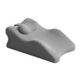 thumbnail image 2 of Almohada para piernas y rodillas, almohada de espuma de memoria, almohadilla suave ergonómica portátil, cojín de soporte, almohada para pies para el h Gris claro, 2 of 8