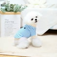 thumbnail image 1 of Yidarton Fall/Winter Pet Clothes Small Dog Teddy Bomei Hey Nose Dress Multicolor Dog Clothing Pet Clothes light blue L, 1 of 9