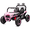 Pink, variant on Hikiddo 12V 10Ah Ride on Toy, 4WD Kids 2-Seater Electric Ride on Car UTV with Remote, Bluetooth - Green