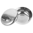 thumbnail image 3 of Men's Durable Stainless Steel Shave Soap Cup Shinning Shaving Mug Bowl (Silver), 3 of 8