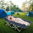thumbnail image 3 of FICISOG Folding Camping Cots for Adults 900lbs Layer Oxford Sleeping Cots with Carry Bag & Mattress, 3 of 11
