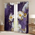 thumbnail image 2 of Homewish Marble Artwork Adult Black Out Curtains, Romantic Purple Abstract Curtains Pack of 2 (42x63 Each), Modern Fashion Art Bedroom Curtains, Curtains Blackout Home Decor, 2 of 6