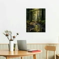 thumbnail image 2 of ONETECH Foggy Forest Canvas Wall Art, Landscape Mountain Artwork Photographic Print Pictures for Bedrooms, 2 of 4