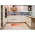 thumbnail image 5 of Ahgly Company Indoor Rectangle Contemporary Orange Red Abstract Area Rugs, 6' x 9', 5 of 6