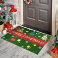 thumbnail image 4 of Suncoda Christmas Rug, Cartoons Christmas Crystal Velvet Floor Mat Home Door Rubbing Dirt Carpet Disengaged Washing Non-slip Mat, 4 of 5