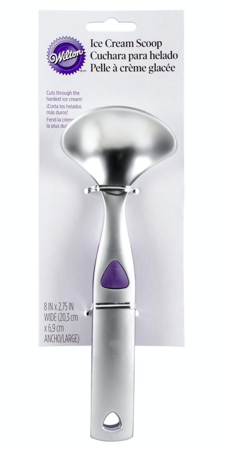 Wilton Pointed Edge Metal Ice Cream Scoop