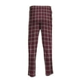 thumbnail image 2 of Boxercraft BM6624 Men's Harley Flannel Pant-Varsity Maroon/Oxford-XS, 2 of 3