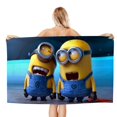 thumbnail image 1 of Minions Toalla de playa de secado rápido con diseño temático, regalo para mujeres y niñas, ideal para cumpleaños, fans, amantes de la música, uso en la playa o al aire libre, 78 × 150 cm, 1 of 6
