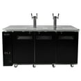 thumbnail image 2 of Heavy Duty Commercial 2 Tap Black Beer Dispenser (24" depth 72" length), 2 of 9