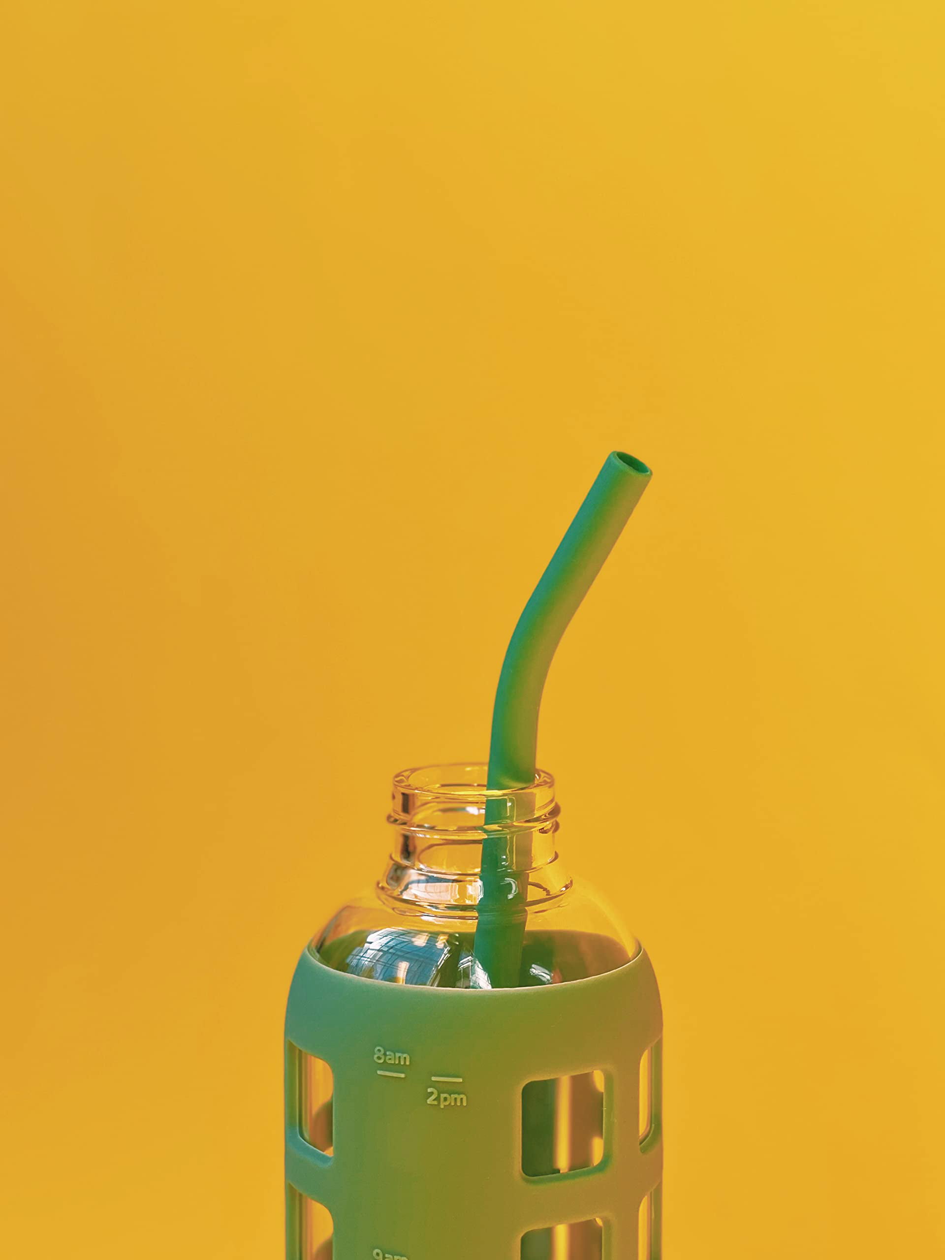 14-Piece Silicone Straw & Straw Cleaner Set – Manna Hydration