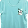 thumbnail image 3 of It's Happy Bunny I Just Can't Be Stop Adorable Crew Neck Short Sleeve Mint Women's T-shirt-XL, 3 of 4