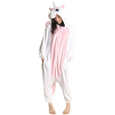 

Angelina Unisex Plush Unicorn One-Piece Novelty Sleep/Lounge Wear