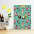 thumbnail image 6 of GZHJMY Ice Cream Clipboard A4 Standard Size Decorative Clipboard with Low Profile Metal Clip for Students Men Women Classroom and Office Whiteboard Clipboards, 6 of 7