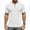 White, variant on GUZOM Mens Henley T-Shirt Short Sleeve Slim Fit, Stretch Poly Spandex Casual & Workout Tee for Men, Khaki,Size XL